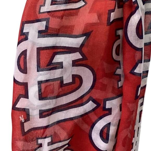 St Louis Cardinals Baseball Womens Infinity Scarf Giveaway Burlap Tote Bag Lot - Picture 4 of 8